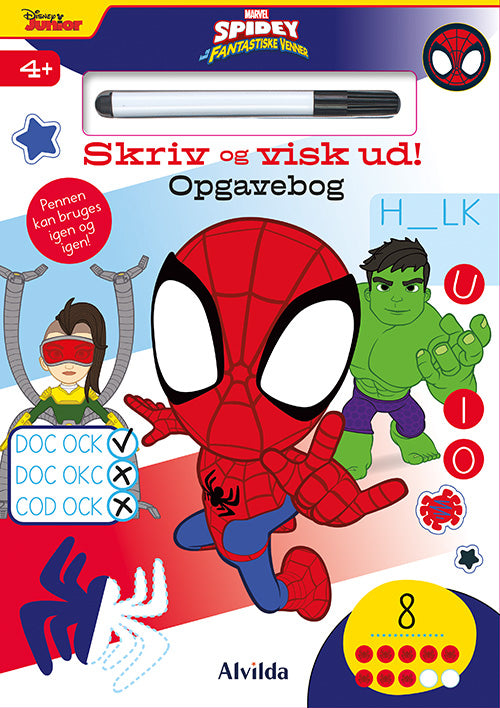 Marvel - Skriv og visk ud - Spidey